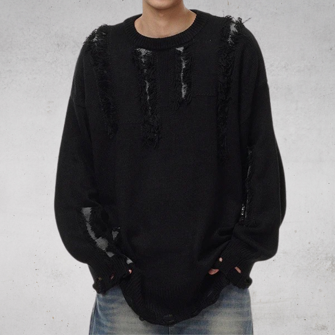 RIPPED DAMAGE KNIT(リップドダメージニット)