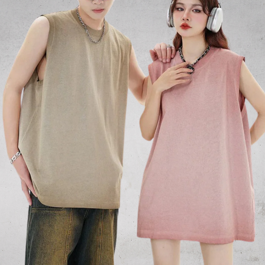 SLEEVELESS RETRO COTTON TEE(スリーブレスレトロコットンT)