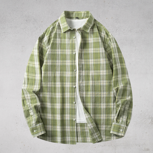 SOFT GRID COTTON SHIRT(ソフトグリッドコットンシャツ)