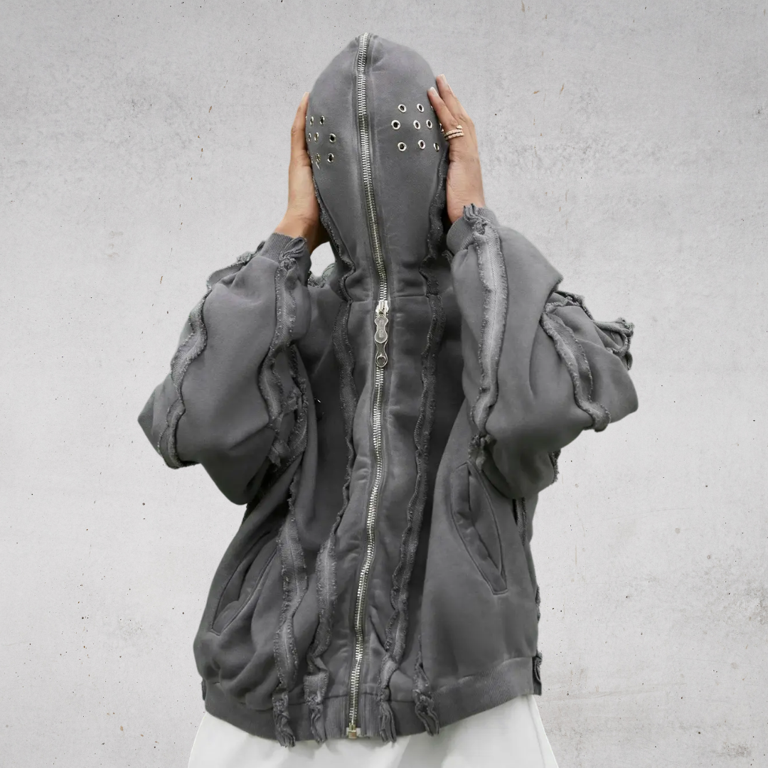 FACE COVER ZIP-UP HOODIE-フェイスカバージップアップフーディー