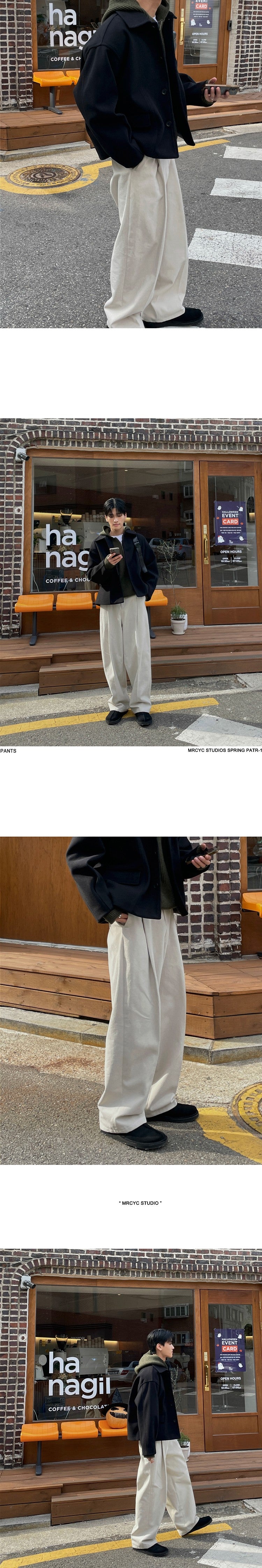 WIDE STRAIGHT COTTON PANTS(ワイドストレートコットンパンツ)|メンズ