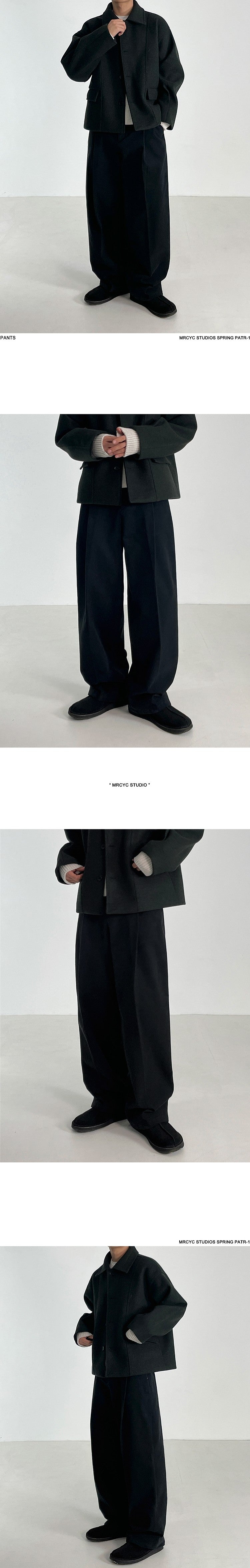 WIDE STRAIGHT COTTON PANTS(ワイドストレートコットンパンツ)|メンズ