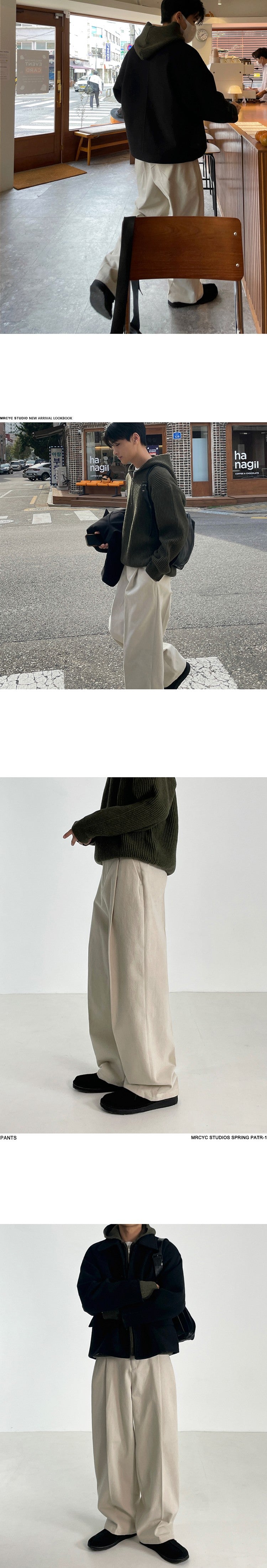 WIDE STRAIGHT COTTON PANTS(ワイドストレートコットンパンツ)|メンズ