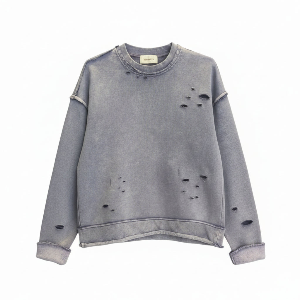 VINTAGE STYLE OVERSIZED SWEATSHIRT(ヴィンテージ風 オーバーサイズスウェット)|ユニセックス