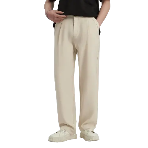 RELAXED STRAIGHT SLACKS-リラックスストレートスラック Mira Gemini