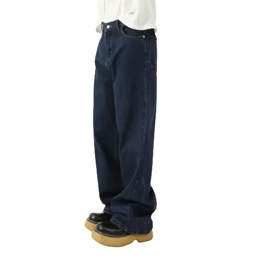 CLASSIC STRAIGHT DENIM PANTS-クラシックストレートデニムパンツ Mira Gemini