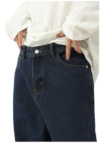 CLASSIC STRAIGHT DENIM PANTS-クラシックストレートデニムパンツ Mira Gemini