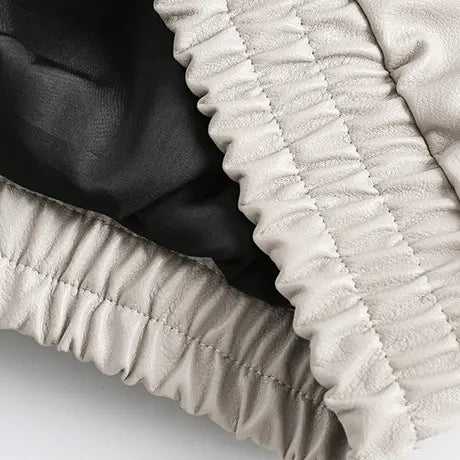 OVERSIZED FAUX LEATHER JACKET - オーバーサイズフェイクレザージャケット Mira Gemini