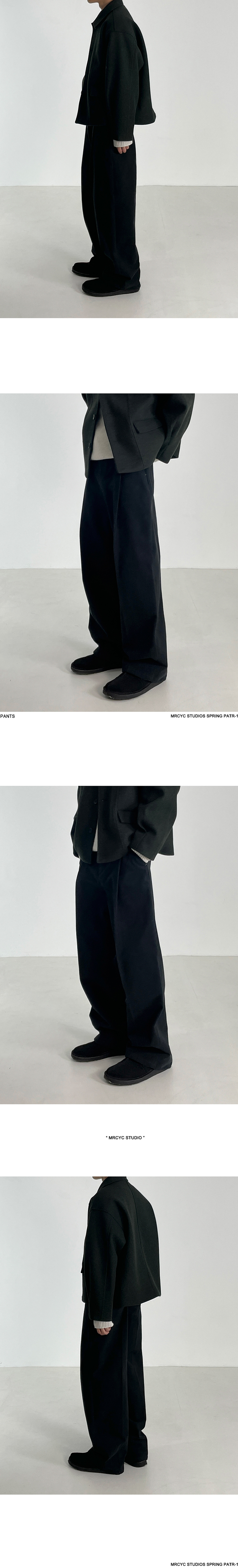 WIDE STRAIGHT COTTON PANTS(ワイドストレートコットンパンツ)|メンズ