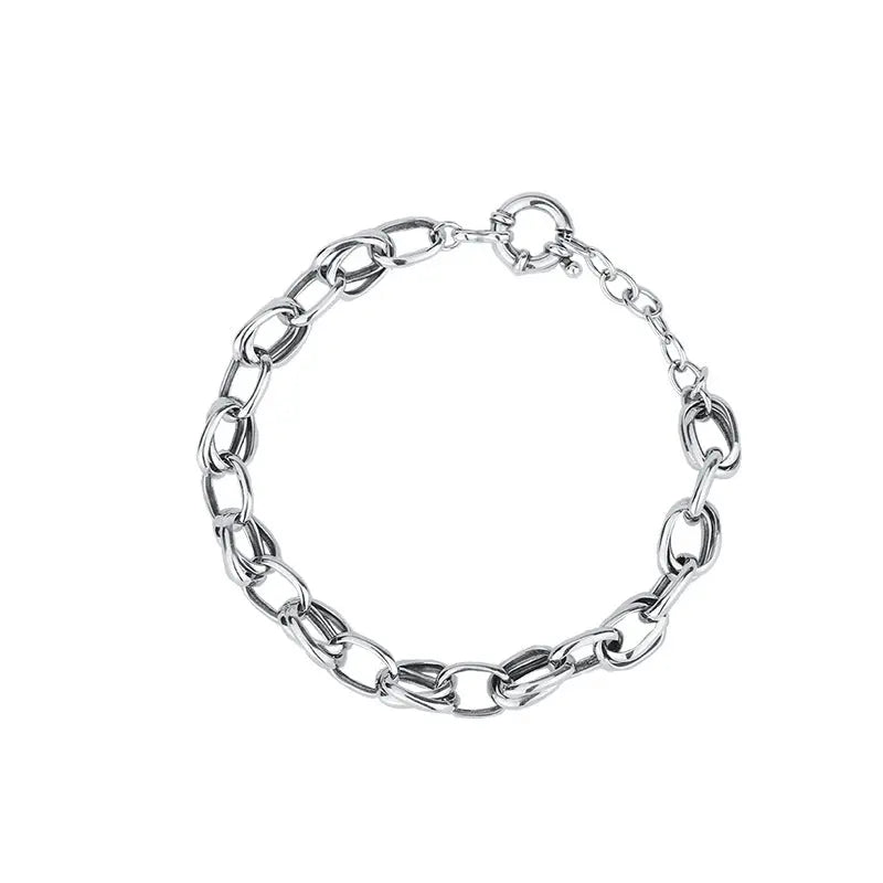CHAIN LINK SILVER BRACELET Mira Gemini