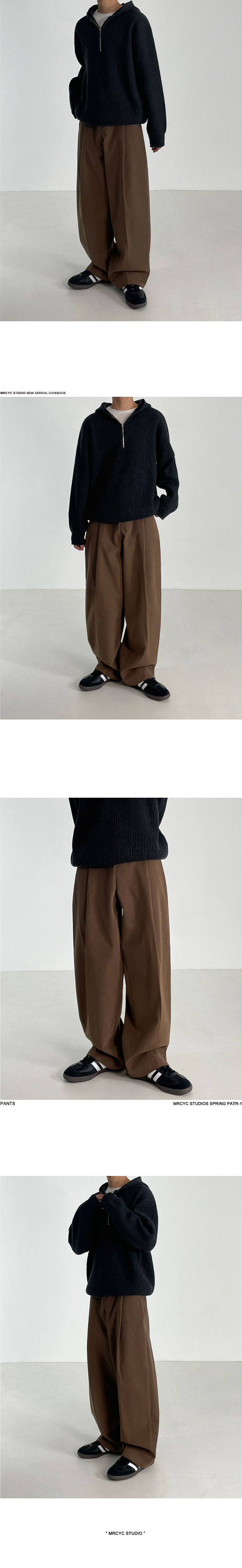WIDE STRAIGHT COTTON PANTS(ワイドストレートコットンパンツ)|メンズ