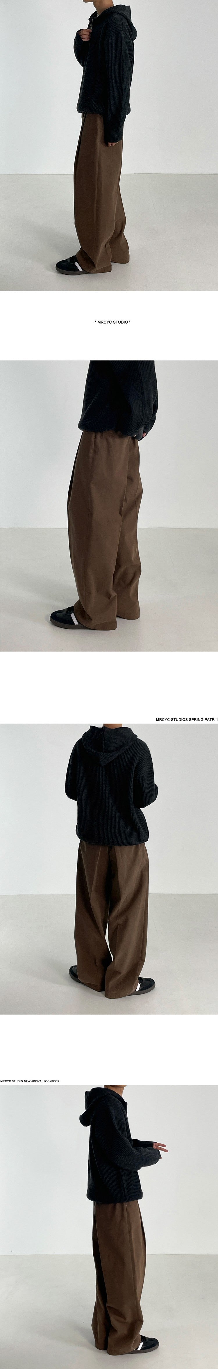 WIDE STRAIGHT COTTON PANTS(ワイドストレートコットンパンツ)|メンズ