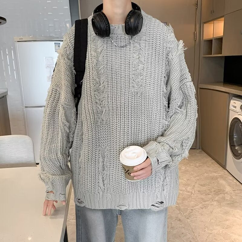 DESTROYED STITCH KNIT(ダメージステッチニット) Mira Gemini