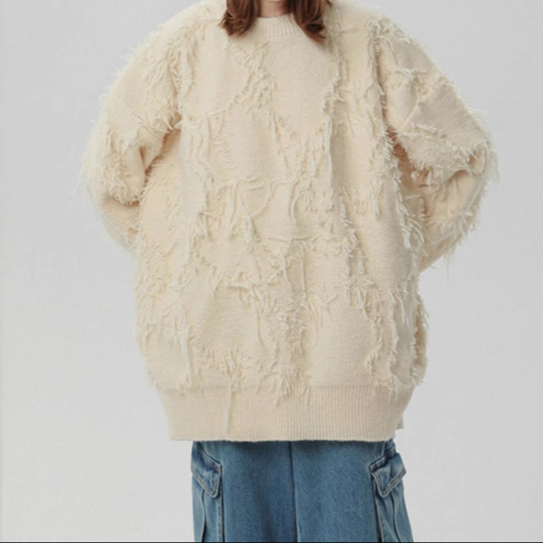 FRINGE MESH KNIT(フリンジメッシュニット)