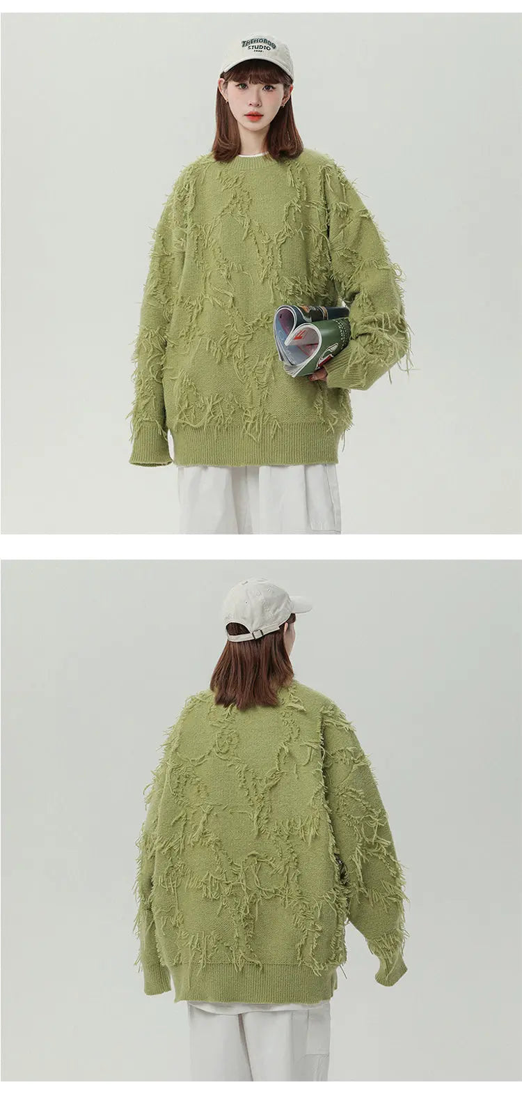 FRINGE MESH KNIT(フリンジメッシュニット) Mira Gemini