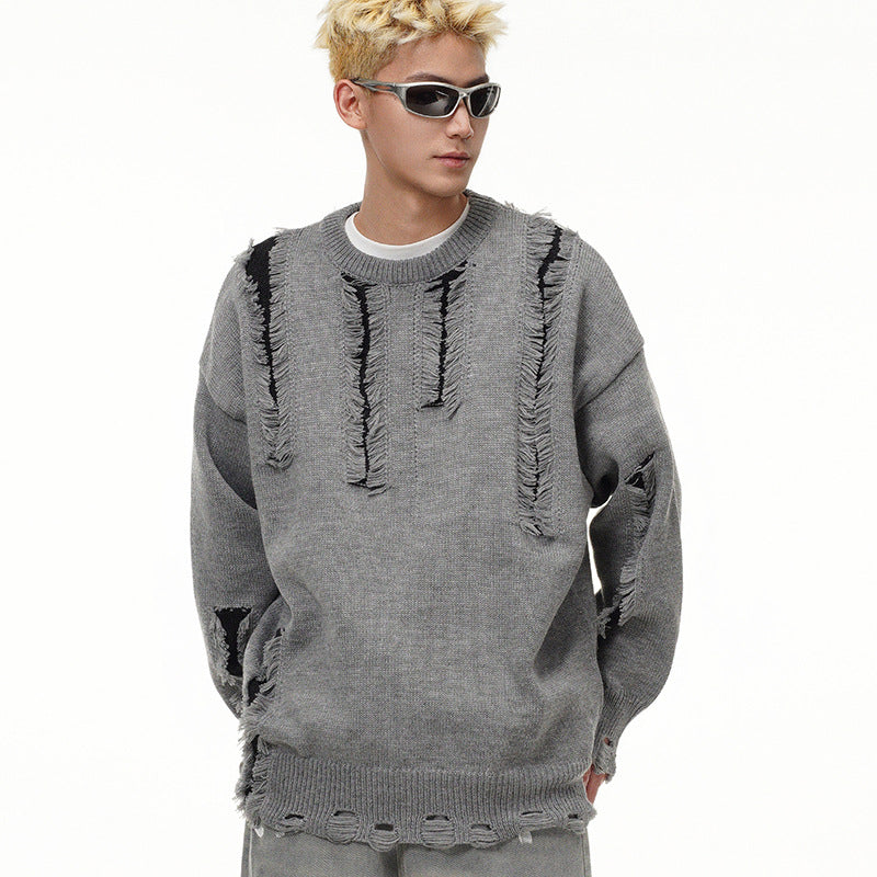 RIPPED DAMAGE KNIT(リップドダメージニット)