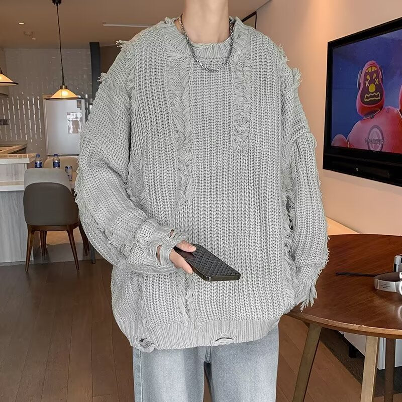 DESTROYED STITCH KNIT(ダメージステッチニット) Mira Gemini