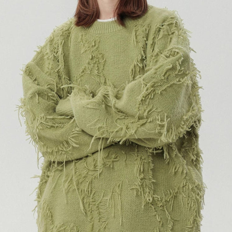 FRINGE MESH KNIT(フリンジメッシュニット)