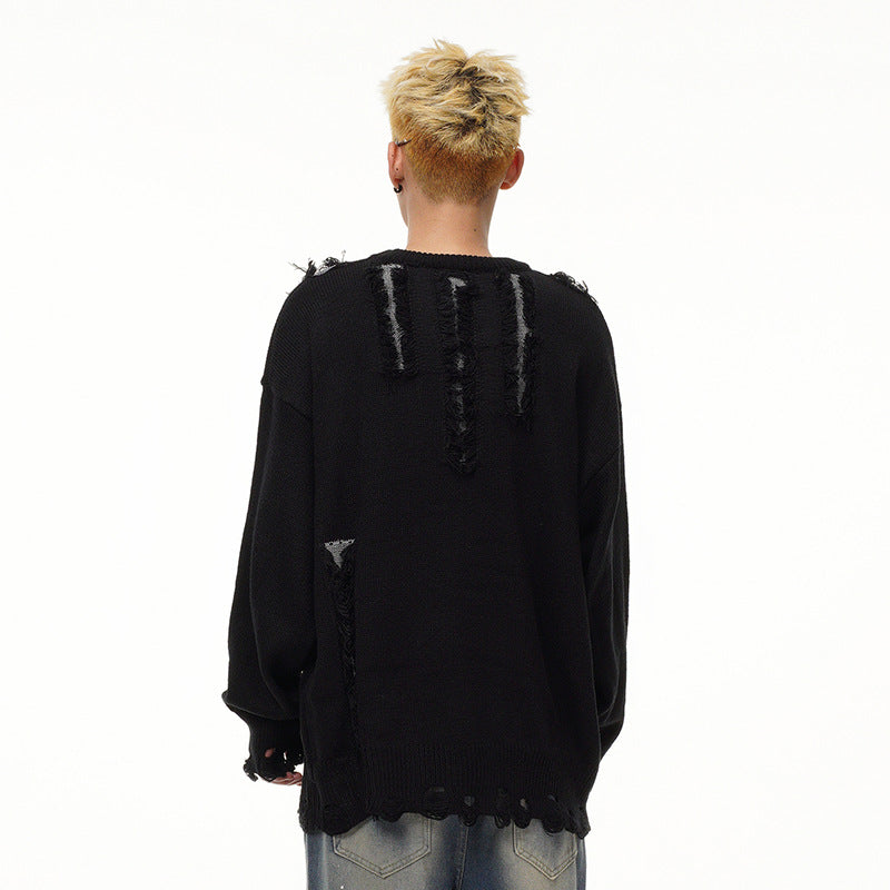 RIPPED DAMAGE KNIT(リップドダメージニット)