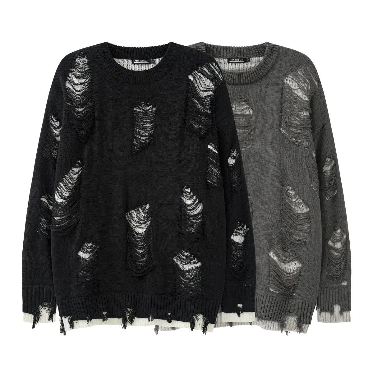 VINTAGE DAMAGE TASSEL KNIT-ヴィンテージダメージタッセルニット Mira Gemini