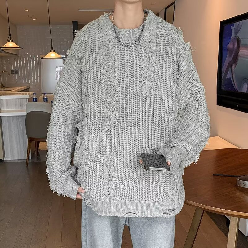 DESTROYED STITCH KNIT(ダメージステッチニット) Mira Gemini
