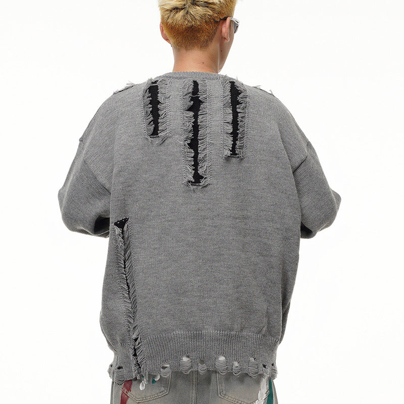 RIPPED DAMAGE KNIT(リップドダメージニット)