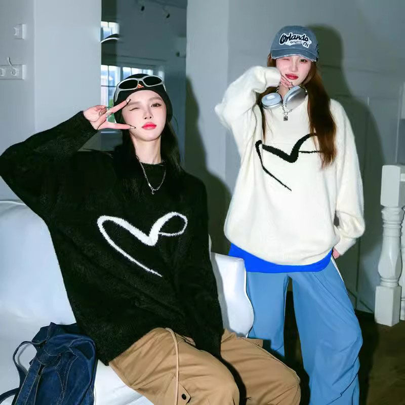MOHAIR TOUCH LOGO SWEATER(モヘアタッチロゴセーター) Mira Gemini