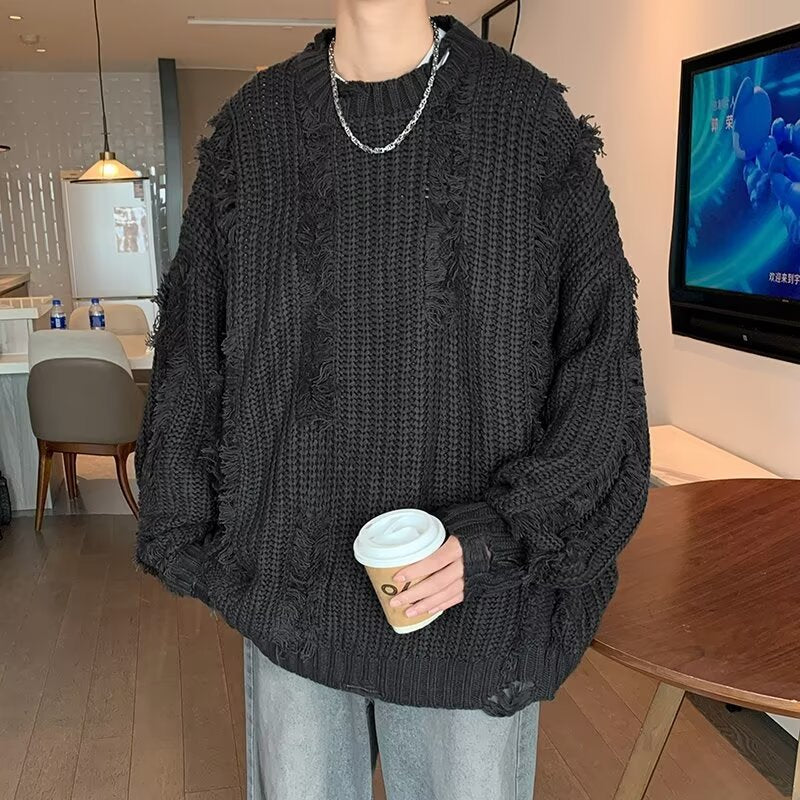 DESTROYED STITCH KNIT(ダメージステッチニット) Mira Gemini