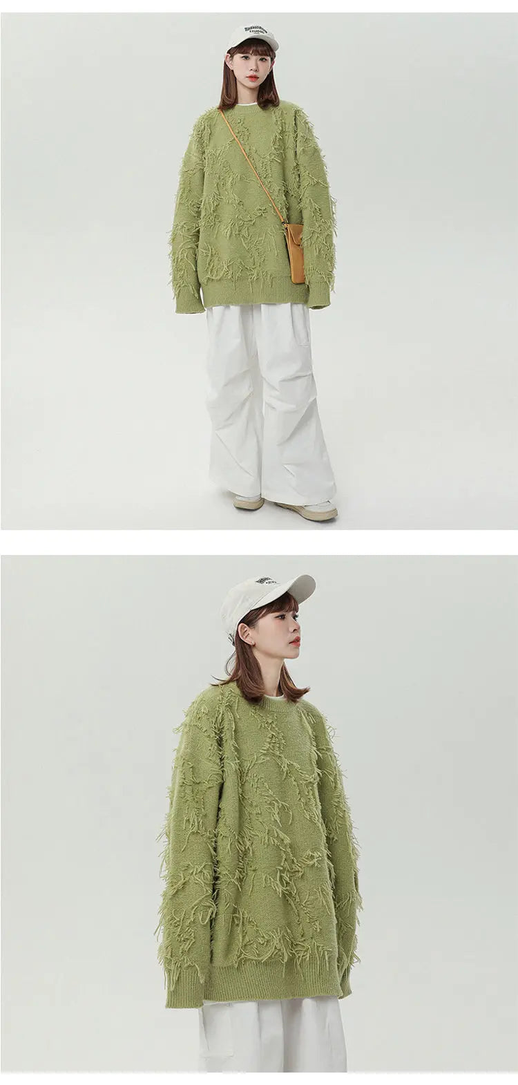 FRINGE MESH KNIT(フリンジメッシュニット) Mira Gemini