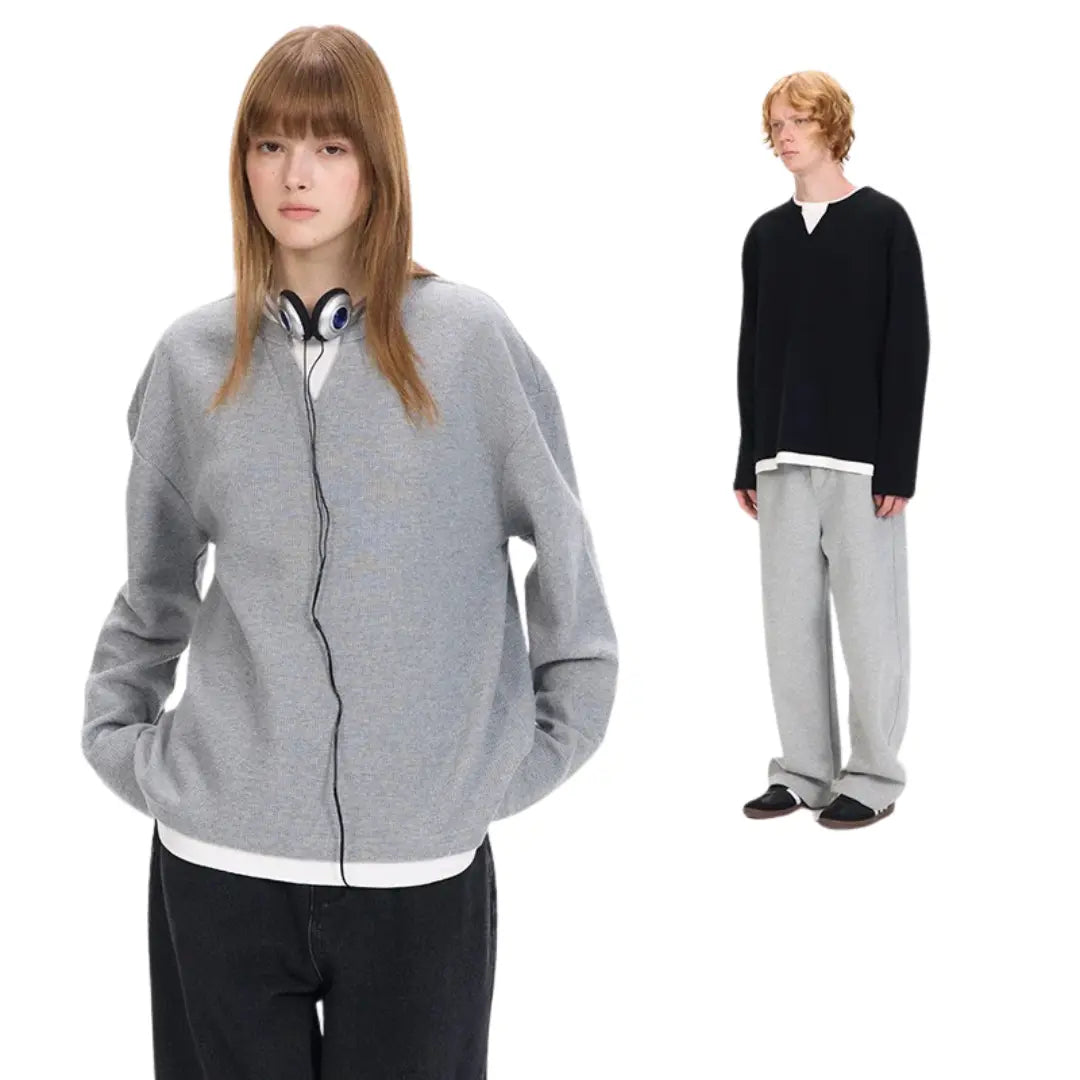 TWO-LAYER STYLE LAYERED CUT-SEW