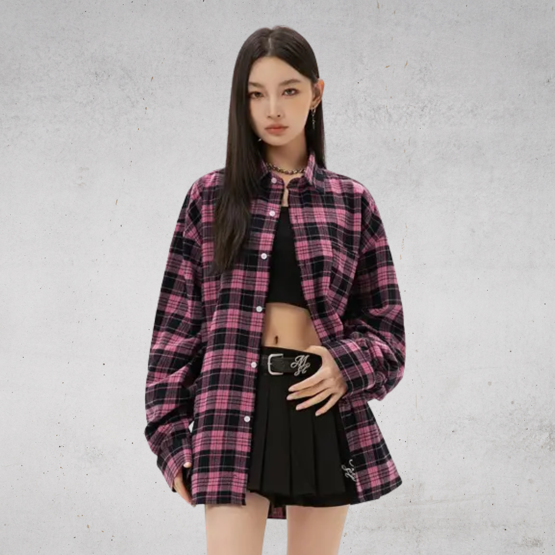 VINTAGE CHECKE SHIRT-ヴィンテージライクチェックシャツ
