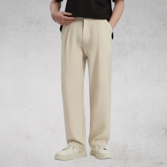 RELAXED STRAIGHT SLACKS-リラックスストレートスラック