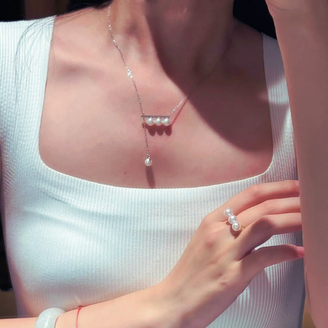 PEARL SILVER NECKLACE- Silver925 ネックレス