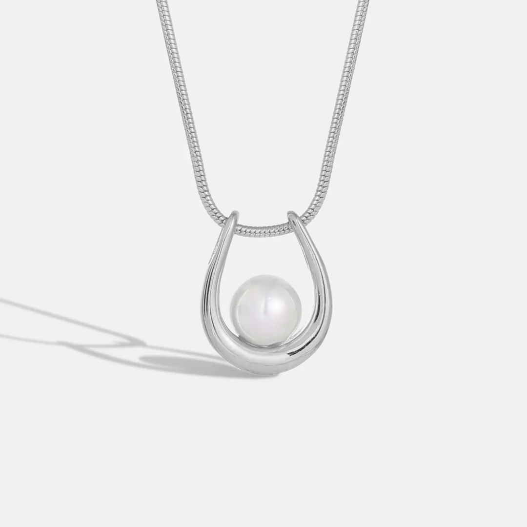 ELEGANT DROP SILVER NECKLACE- Silver925 ネックレス