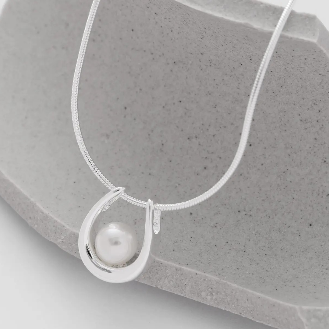 ELEGANT DROP SILVER NECKLACE- Silver925 ネックレス