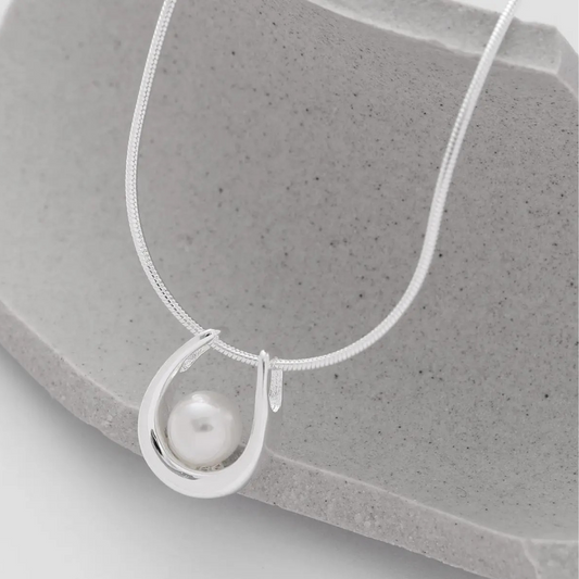 ELEGANT DROP SILVER NECKLACE- Silver925 ネックレス