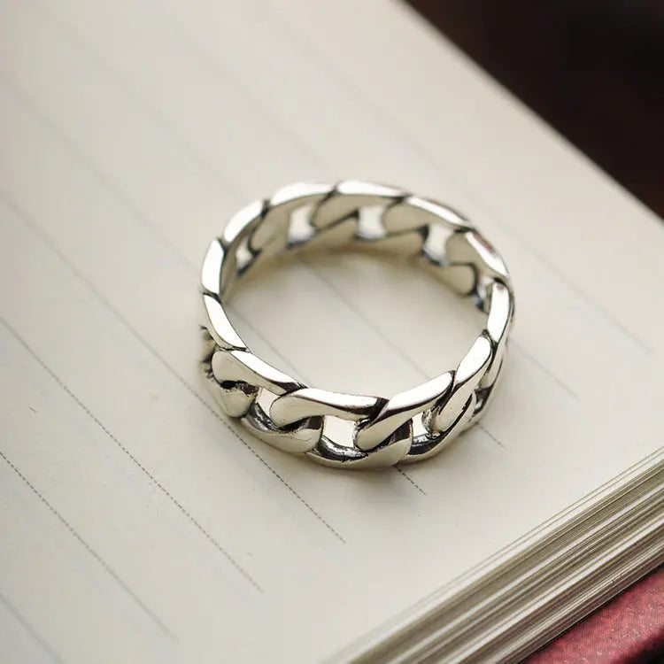 CHAIN LINK RING Mira Gemini