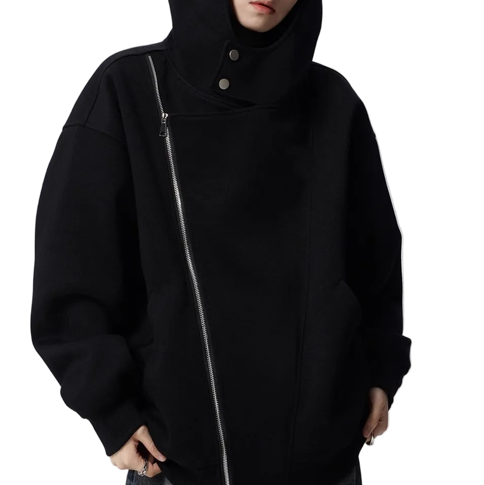 ASYMMETRIC ZIP SWEAT HOODIE（アシンメトリックジップスウェットフーディ）｜ユニセックス