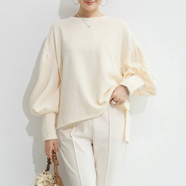 BALLOON SLEEVE PULLOVER SWEAT（バルーンスリーブ プルオーバースウェット）｜レディース