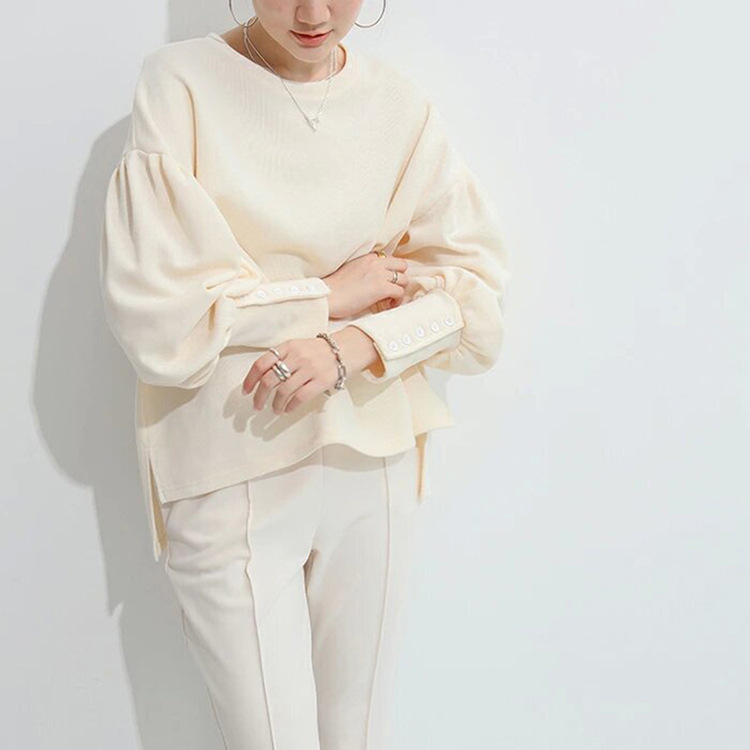 BALLOON SLEEVE PULLOVER SWEAT（バルーンスリーブ プルオーバースウェット）｜レディース