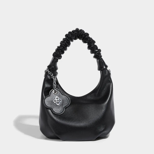 RUCHED SHOULDER FASHION BAGS-ルーシュド ショルダーファッションバッグ - Mira Gemini