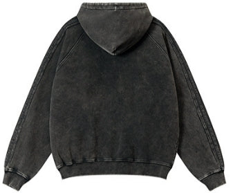 VINTAGE STYLE OVERSIZED SWEATSHIRT（ヴィンテージ風 ダメージ加工オーバーサイズスウェット）｜ユニセックス