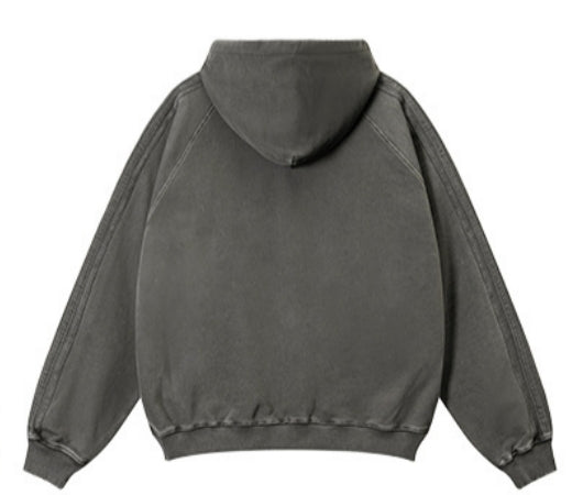 VINTAGE STYLE OVERSIZED SWEATSHIRT（ヴィンテージ風 ダメージ加工オーバーサイズスウェット）｜ユニセックス