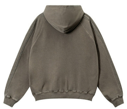 VINTAGE STYLE OVERSIZED SWEATSHIRT（ヴィンテージ風 ダメージ加工オーバーサイズスウェット）｜ユニセックス