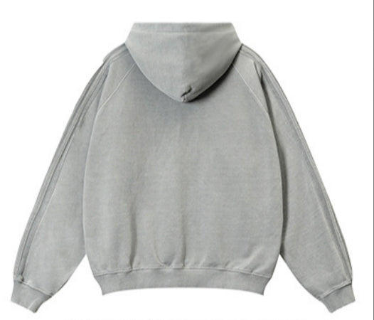 VINTAGE STYLE OVERSIZED SWEATSHIRT（ヴィンテージ風 ダメージ加工オーバーサイズスウェット）｜ユニセックス