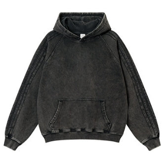 VINTAGE STYLE OVERSIZED SWEATSHIRT（ヴィンテージ風 ダメージ加工オーバーサイズスウェット）｜ユニセックス