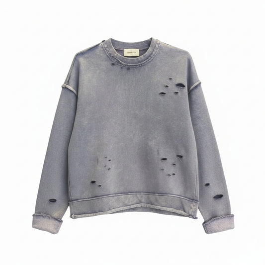 VINTAGE STYLE OVERSIZED SWEATSHIRT（ヴィンテージ風 オーバーサイズスウェット）｜ユニセックス