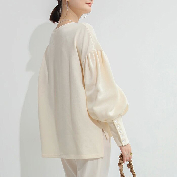 BALLOON SLEEVE PULLOVER SWEAT（バルーンスリーブ プルオーバースウェット）｜レディース