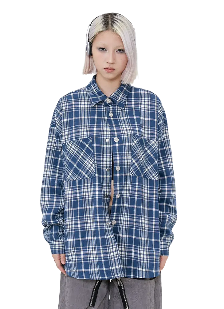 STREET GRID SHIRT-ストリートグリットシャツ Mira Gemini