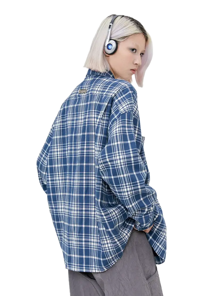 STREET GRID SHIRT-ストリートグリットシャツ Mira Gemini
